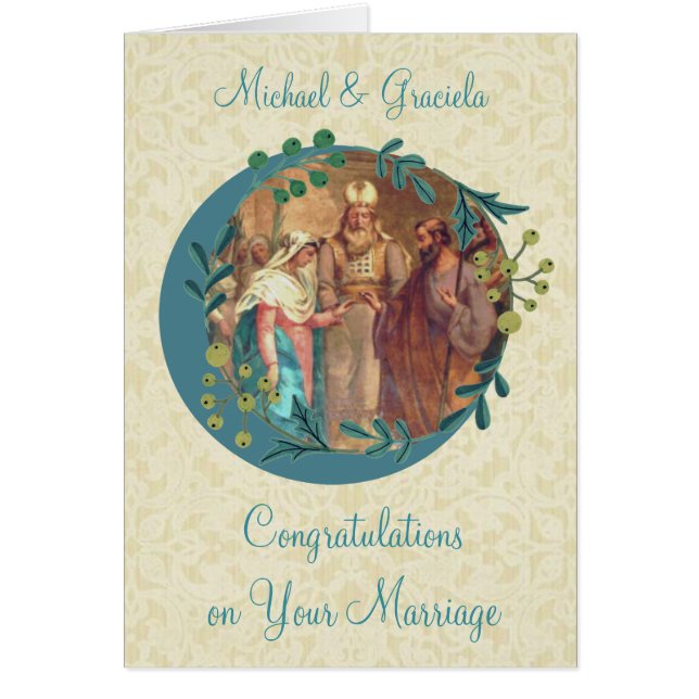 Traditional Catholic Virgin Mary Joseph Cards (Front)
