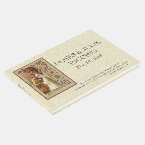 Traditional Catholic Wedding Blessed Virgin Mary Guest Book