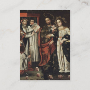 Traditional Catholic Wedding Favor Holy Card