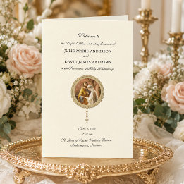 Traditional Catholic Wedding Latin Mass Program