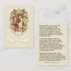 Traditional Catholic Wedding Prayer Holy Card
