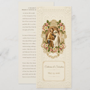 Traditional Catholic Wedding Prayer Invitation
