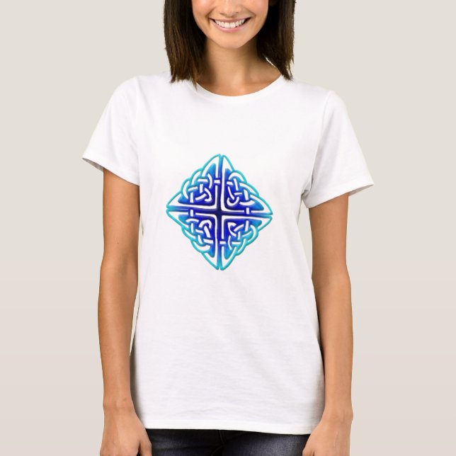 Traditional Celtic Diamond Knot T-Shirt (Front)
