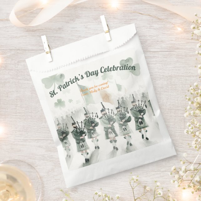 Traditional Celtic Irish St. Patrick’s Day Party Favor Bag (Clipped)