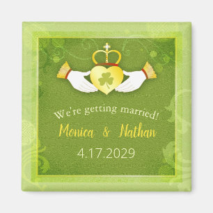Traditional Celtic Theme Wedding Save the Date Magnet