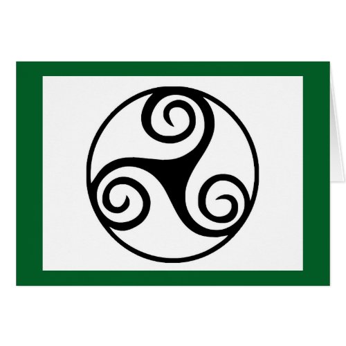 Traditional Celtic Triskele Design 