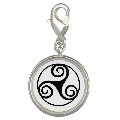 Traditional Celtic Triskele Design  Charm