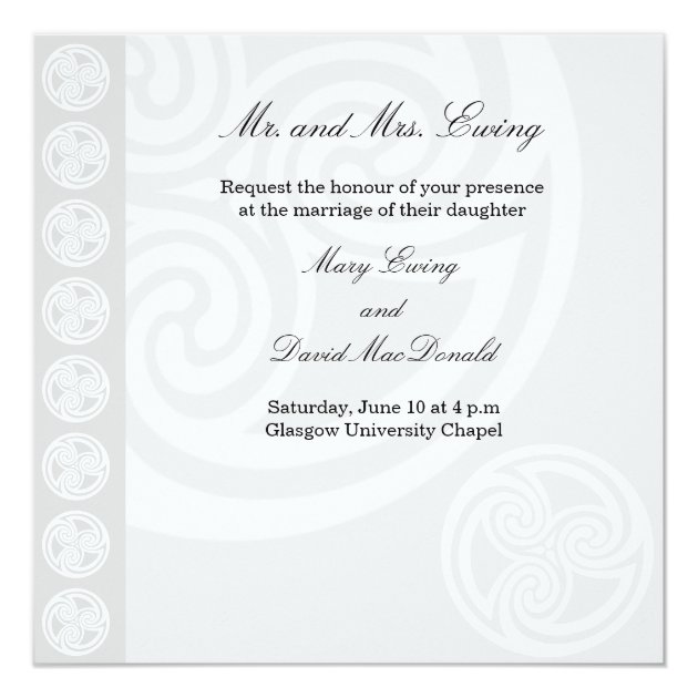 Traditional Celtic Wedding Invitation Zazzle Com   Traditional Celtic Wedding Invitation R131af654edde48229f0547affd384a09 Zk9yv 630 