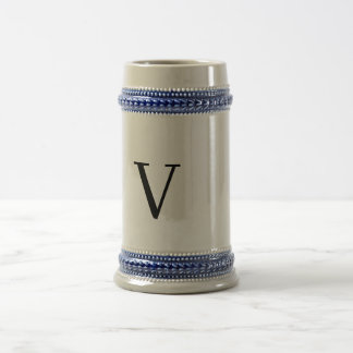 traditional ceramic beer stein