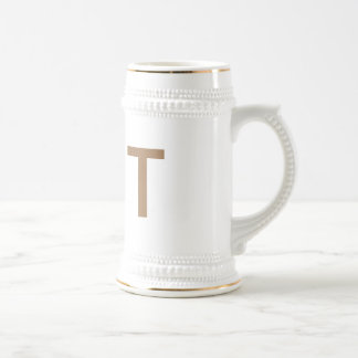 traditional ceramic beer stein