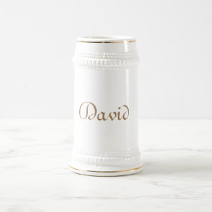 traditional ceramic beer stein