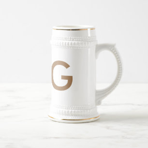 traditional ceramic beer stein
