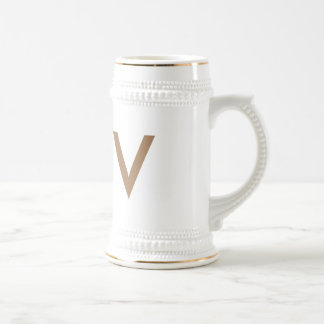 traditional ceramic beer stein