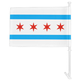 Traditional Chicago flag