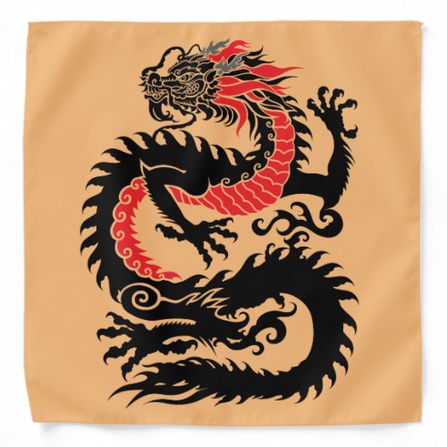 Traditional Chinese dragon Bandana