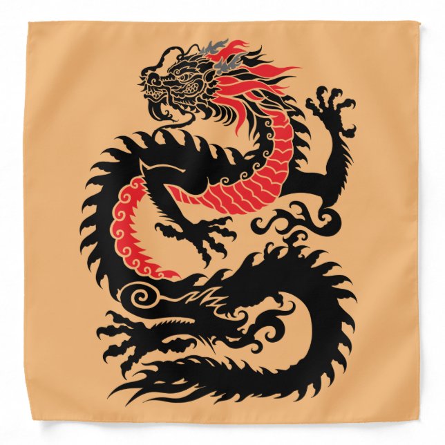 Traditional Chinese dragon Bandana (Front)