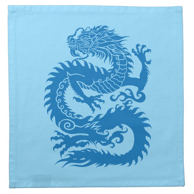 Traditional Chinese dragon Cloth Napkin (Front)
