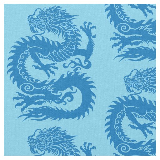 Traditional Chinese dragon Fabric