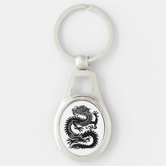 Traditional Chinese dragon Keychain (Front)