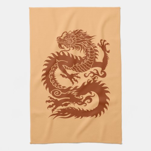 Traditional Chinese dragon Kitchen Towel