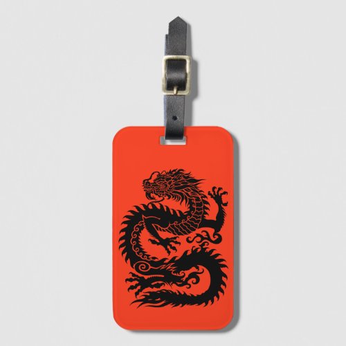 Traditional Chinese dragon Luggage Tag