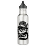 Traditional Chinese Dragon Stainless Steel Water Bottle at Zazzle