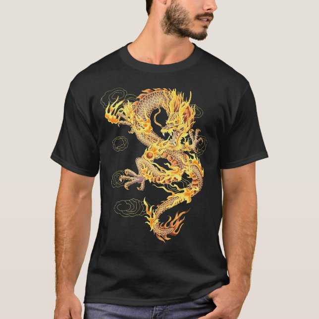 Traditional Chinese Dragon Symbol Of Power And Str T-Shirt (Front)