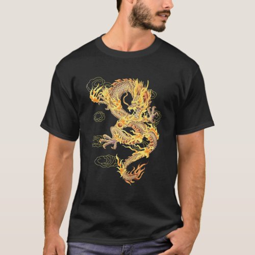 Traditional Chinese Dragon Symbol Of Power And Str T_Shirt