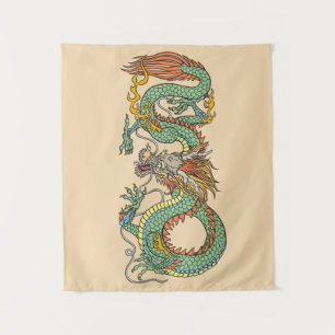 Traditional Chinese dragon Tapestry