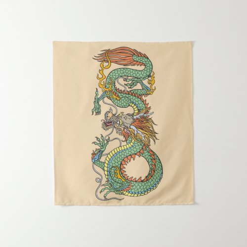 Traditional Chinese dragon Tapestry
