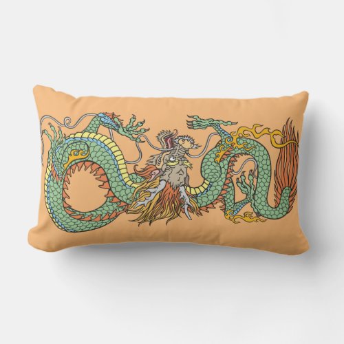 Traditional Chinese dragon Throw Pillow