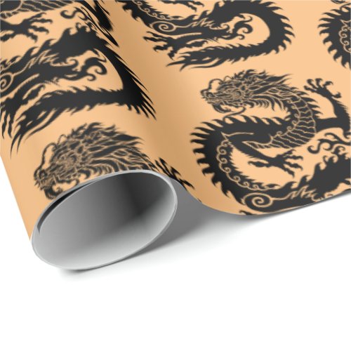 Traditional Chinese dragon Wrapping Paper