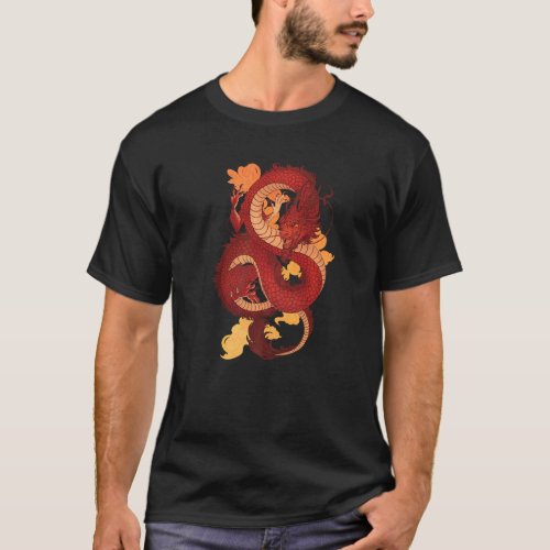 Traditional Chinese Dragons Symbol Of Power T_Shirt
