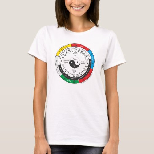 Traditional Chinese Medicine Body Clock T_Shirt