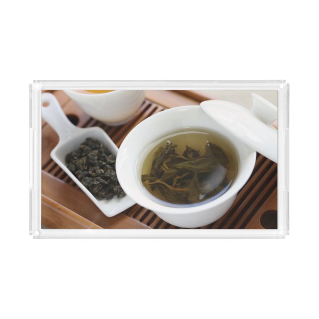 Traditional Chinese tea ceremony: oolong tea Acrylic Tray (Front)