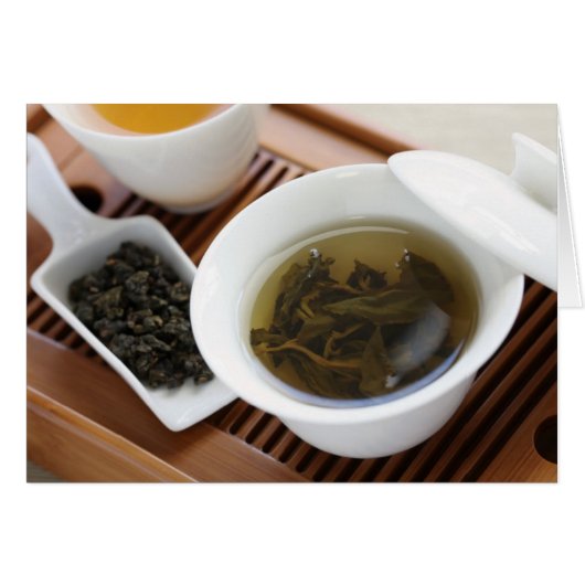 Traditional Chinese tea ceremony: oolong tea Cards (Front Horizontal)