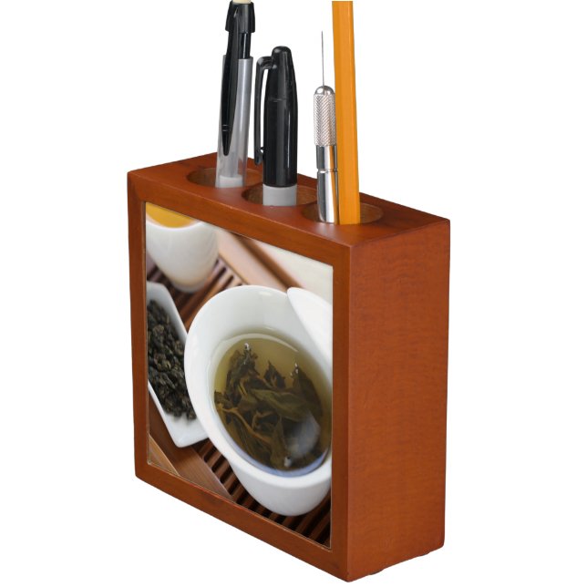 Traditional Chinese tea ceremony: oolong tea Desk Organizer (In Situ)
