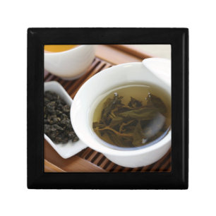 Traditional Chinese tea ceremony: oolong tea Keepsake Box