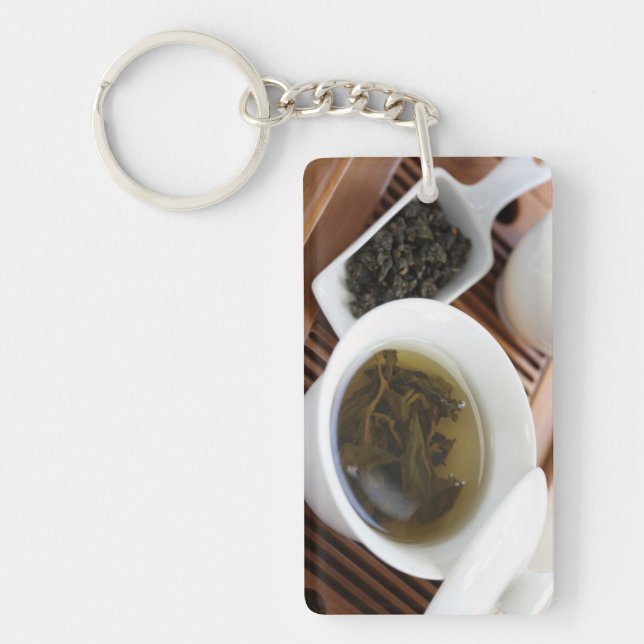Traditional Chinese tea ceremony: oolong tea Keychain (Front)