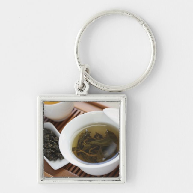 Traditional Chinese tea ceremony: oolong tea Keychain (Front)