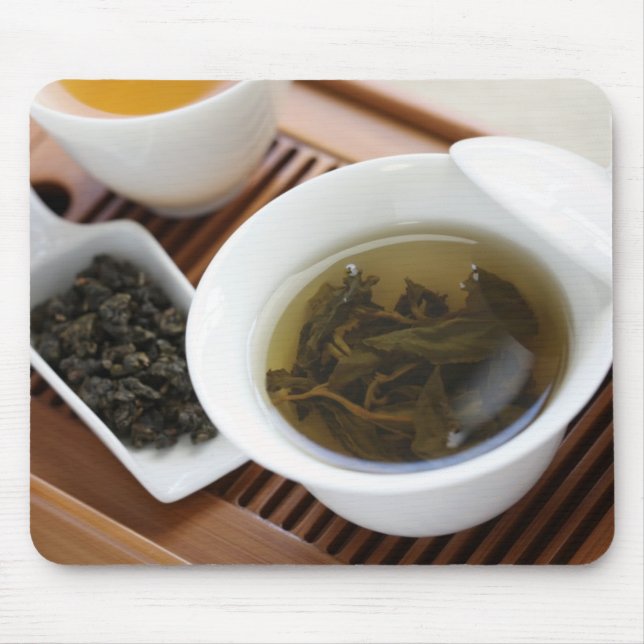 Traditional Chinese tea ceremony: oolong tea Mouse Pad (Front)