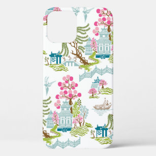 Traditional Chinoiserie in Spring Colors iPhone 12 Pro Case