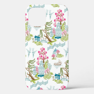Traditional Chinoiserie in Spring Colors iPhone 12 Pro Case