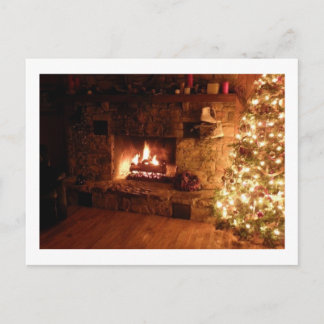 TRADITIONAL CHRISTMAS HOLIDAY POSTCARD