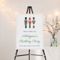 Traditional Christmas Nutcracker Party Welcome
