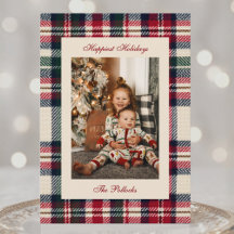 Traditional Christmas Plaid Nostalgic Tartan Photo