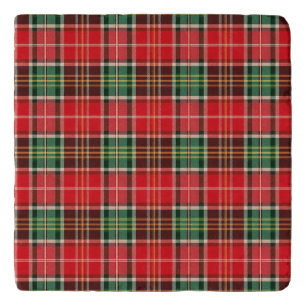 Traditional Christmas Plaid Trivet