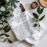 Traditional Christmas Pudding | Recipe Heirloom Kitchen Towel<br><div class="desc">For a unique gift, bake a batch of treats right from one of grandma's treasured recipes, and gift along with a heirloom tea towel printed with the same recipe. Turn handwritten recipes from your mother or grandmother or aunts into gorgeous and sentimental tea towels for daily use. It's easy to...</div>