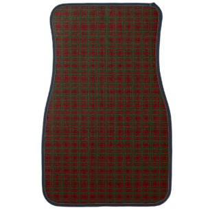 Traditional Christmas Red Green Checker Plaid Car Floor Mat