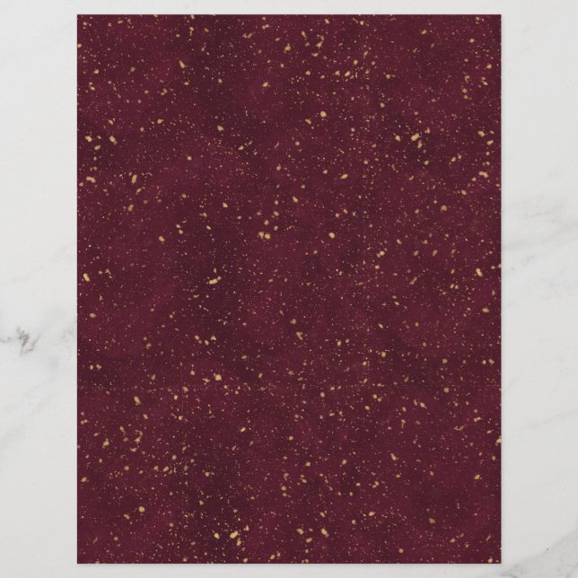 Traditional Christmas Scrapbook Paper (Front)